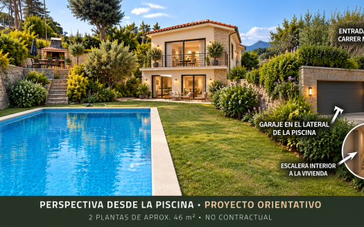 PRECIOSA PARCELA URBANA ESQUINERA CON PISCINA PRIVADA EN SANT PERE DE VILAMAJOR